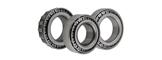 Three heavy duty bearings.