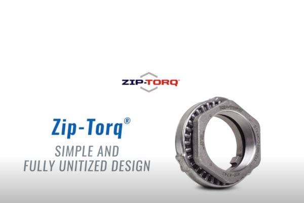 Zip-Torq unitized axle fastener.
